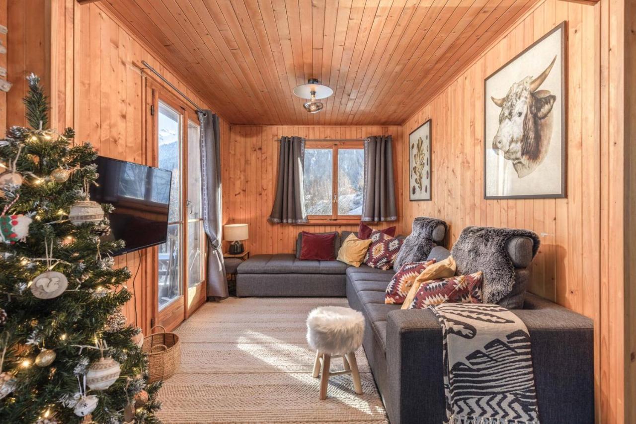 Chalet Noisette Authentic Swiss Chalet Perfect For Families ลาซูมาซ ภายนอก รูปภาพ
